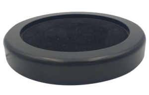 Single black aluminium base